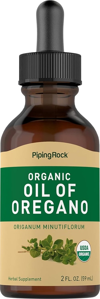 Pipping Rock Oil of Oregano Organic Liquid Drops 