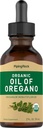 Piping Rock Oil of Oregano Organic Liquid Drops | 2 fl oz | with Extra Virgin Olive Oil | Herbal Extract Supplement | Non-GMO, Gluten Free