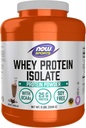 NOW Foods Sports Nutrition, Whey Protein Isolate, 25 G With BCAAs, Creamy Chocolate Powder, 5-Pound