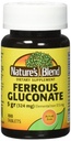 Nature as Blend Ferrous Gluconate Tablets 324 mg, 100 gróf (Pack of 2)
