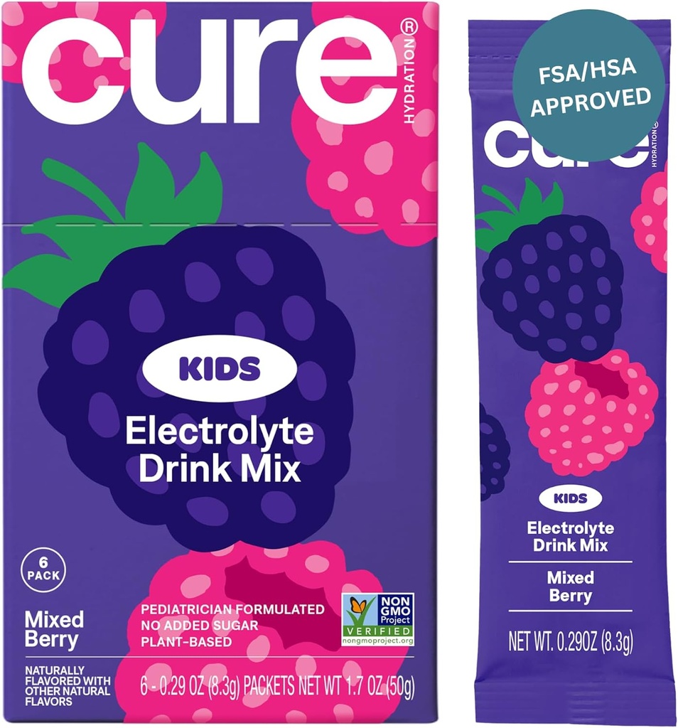 Cure Hydratácia - Deti Electrolyte nápoj Mix 