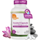 Zahler Inozitol Supplement Kapsule 1000mg - Mood & Nervisive System Suplements for Women - Hormone Balance & Healthy Ovarian Function - Kosher, Gluten Free, Dairy Free - 120 Count