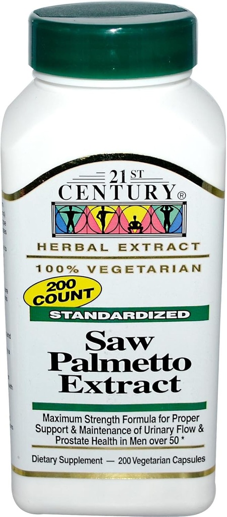21st Century Saw Palmetto, 450 mg, 200 Vegetariánske kapsuly