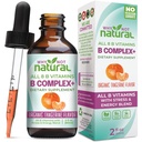 Prečo nie prírodné vitamín B komplex tekuté kvapky - doplnok pre ženy - Vegánske a sublingválne formy B1 B2 B3 B5 B6 biotín folát a cholín - Plus zmes pre podporu energie