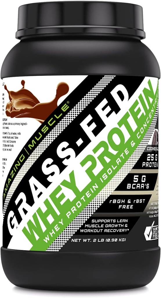 Amazing Muscle Grass-Fed Wheey Protein Supplement 