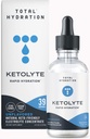 Ketolyte Rýchla hydratácia (nechutná) Keto-Friendly Electrolyte kvapky bez kalórií bez cukru, Prírodné Electrolyte doplnok s horčíkom (39 slúži)