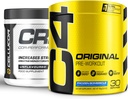Cellucor Pre Cvičenie & Creatine Bundle, C4 Originálny pred Cvičenie prášok, mrazené Bombsicle, 30 Slúži + Cor Performance Creatin Powder, 72 Slúži