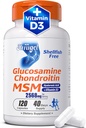 Glukozamín Chondroitín MSM + vitamín D3 