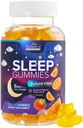 Sleep Gummies 6mg Per Serving - Sugar Free Melatonin Gummy Supplement for Adults - Natural Zero Sugar Sleeping Gummy pre dospelých a deti, Orange Ochutené, Extra sila Podpora spánku - 120 Gumies