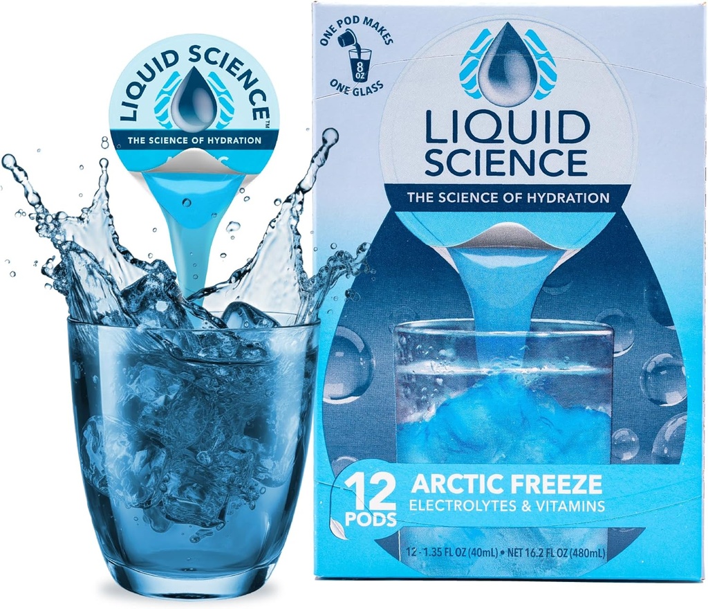 Java House Liquid Science Arctic Freeze Jednotlivé hydratačné podušky - Peel a Pour - Cool Blue Malinová Hydratácia - Balenie 12