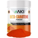 AKI Beta karotén 10% prášok (1.5-42.52g) Vysoko koncentrovaná aromatizovaná zmes vitamínu A, môže pomôcť podporovať telesné funkcie, kožu, imunitný systém a oko - bez GMO a Vegan priateľsky