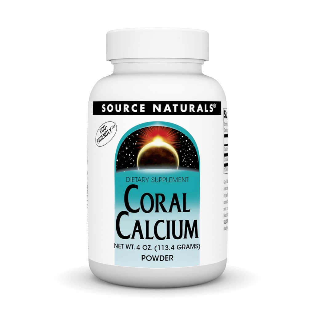 Zdroj Naturals Coral Calcium prášok, 4 Ounce
