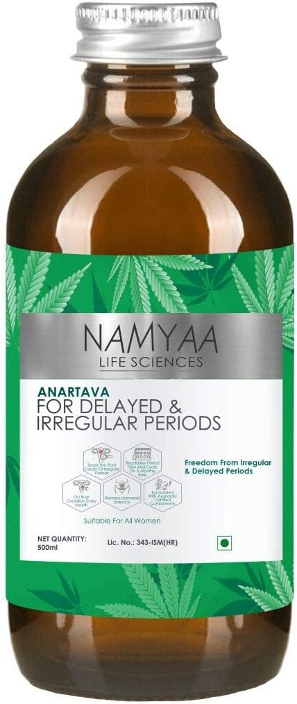 AZAZ Namyaa Anartava - pre oneskorené a nepravidelné obdobia ml, biela, 500 mililitrov