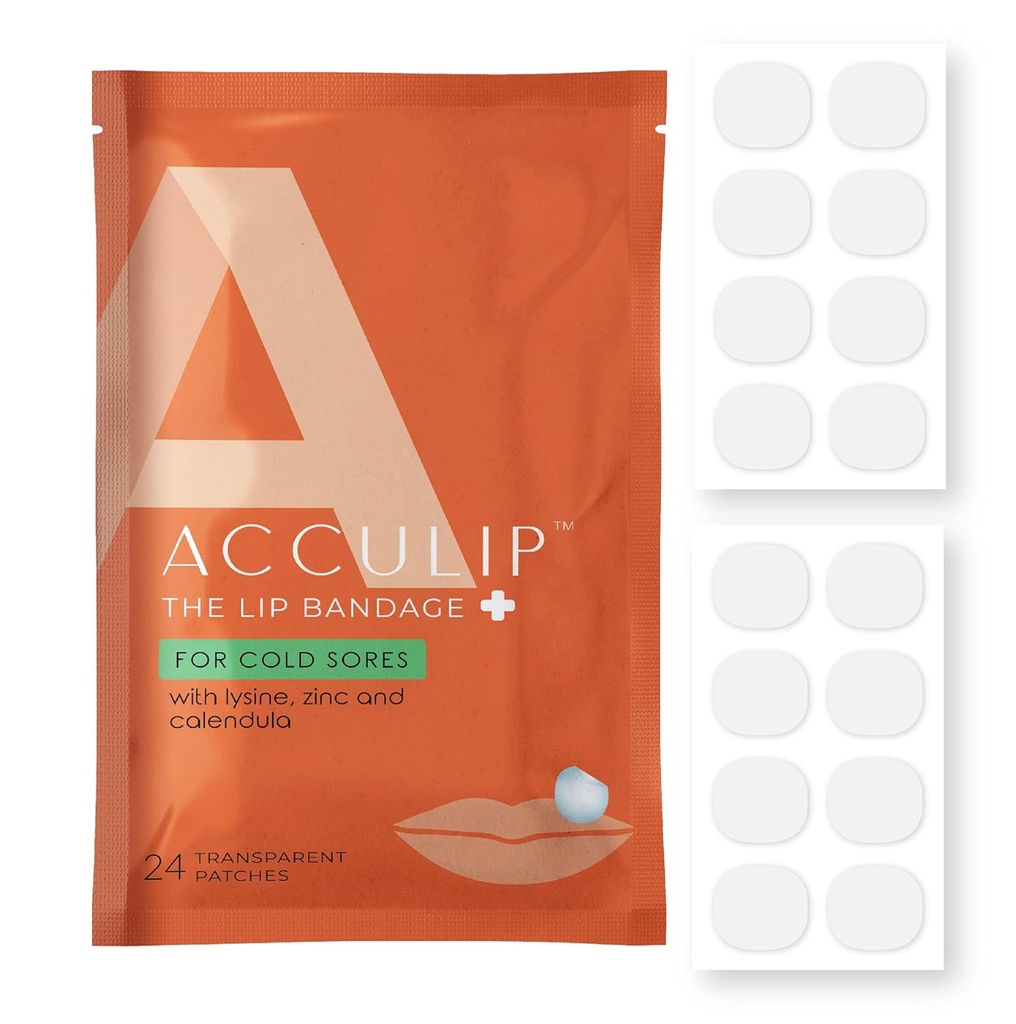 Cold Sore Patch Lysin Cold Liečba bolesti pier, Lysin Lip Balm Alternatíva pre úľavu od studenej bolesti, Medikovaná horúčka Blister studenej bolesti Patch, L-lyzínová liečba studenej bolesti, FSA oprávnené