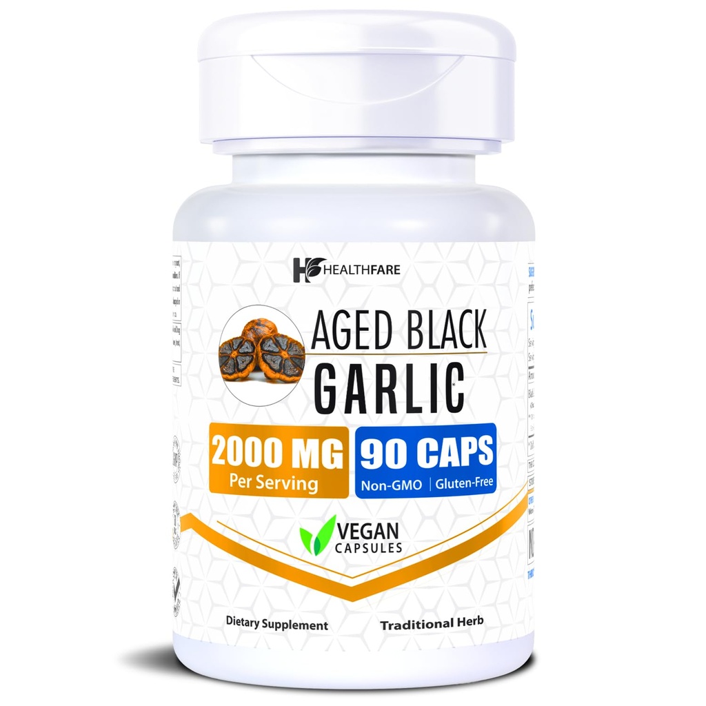 Zdravie Fare Veged Black Cesnak Supplement pilulky 