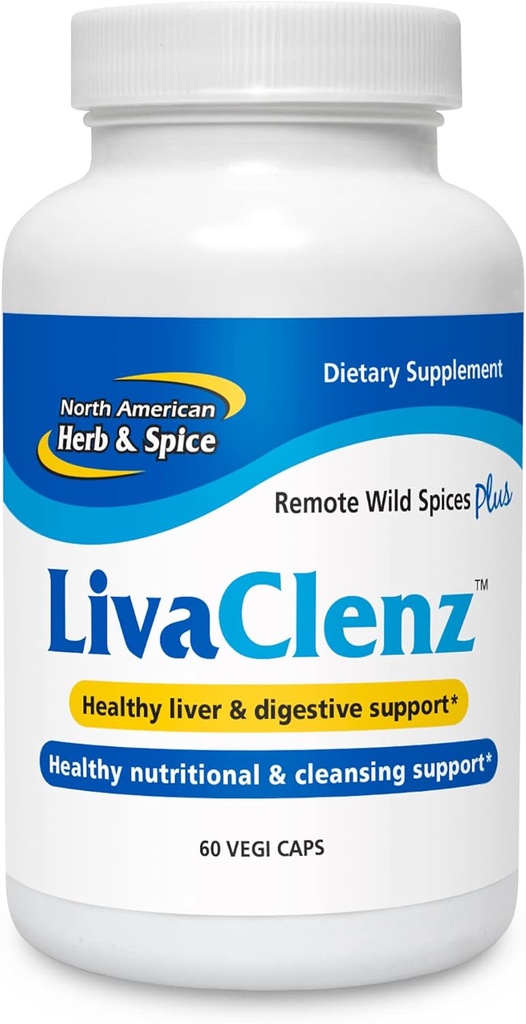 North American Herb and Spice, Livaclenz Kapsule, 60-Count