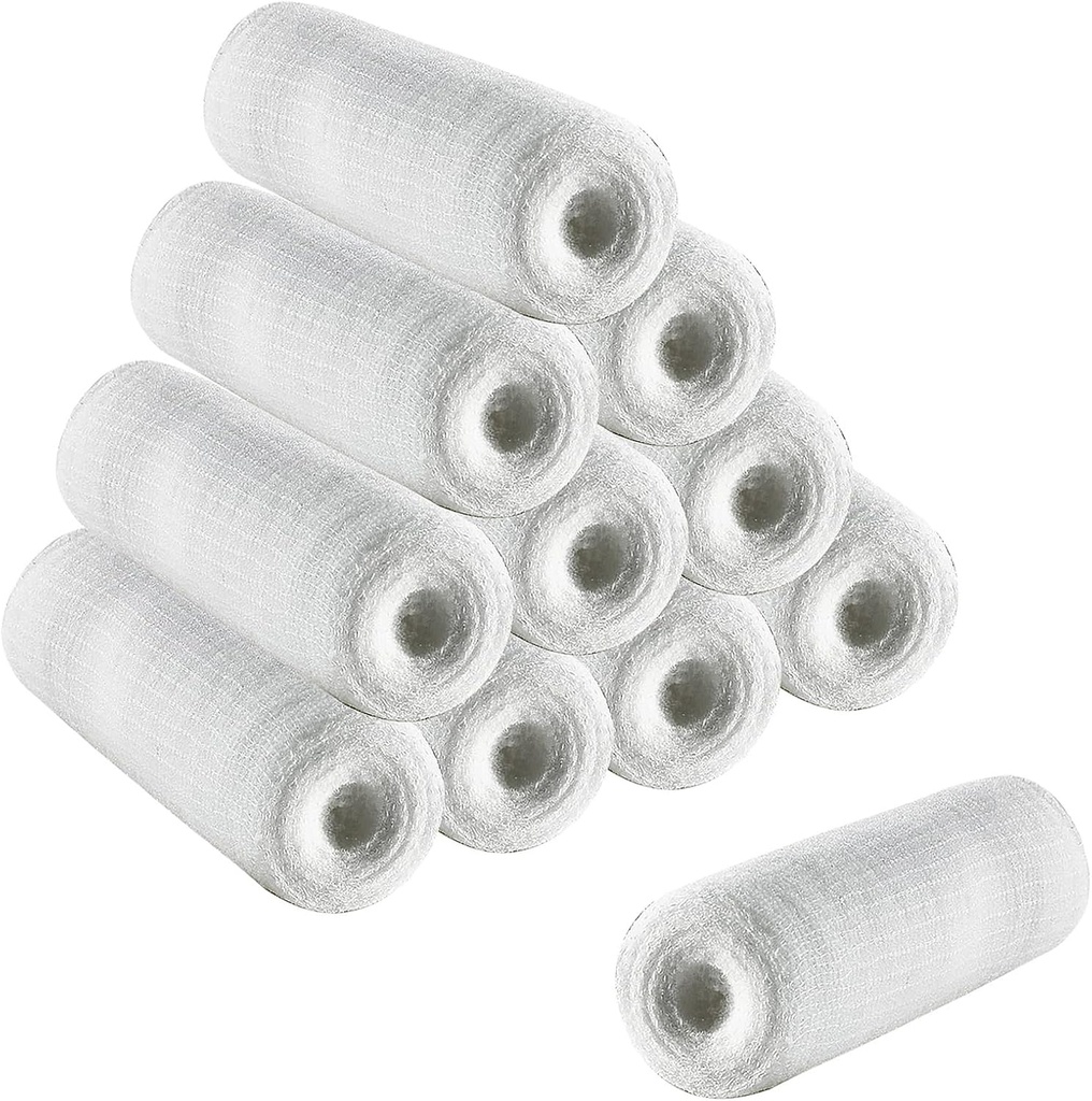 Gauze rolky 12 balenie Stretch obväzy bavlnené múmie Wraps pre ručné obväzy Ankles & kolená 6cm x 4m