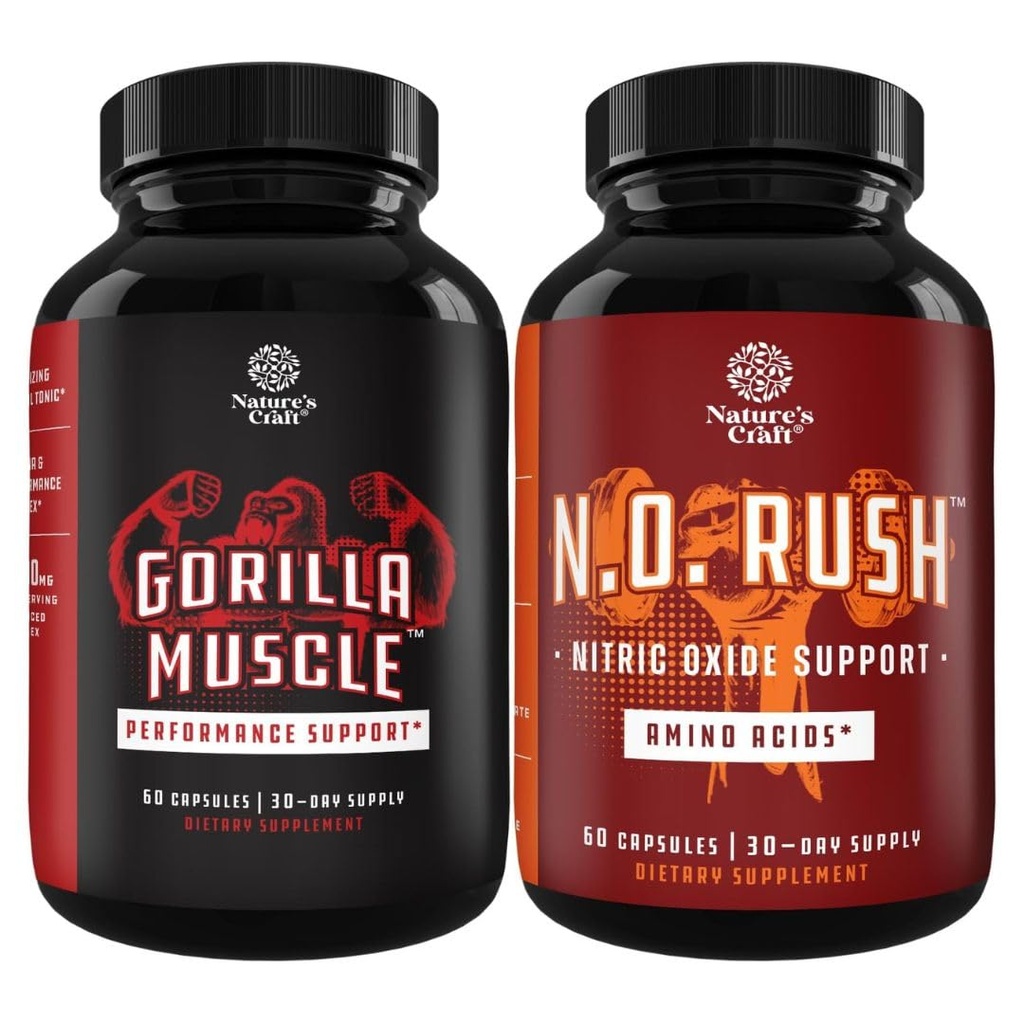Bundle extra sily Testosterón Booster s rohatým kozím burinou Maca Root Tongkat Ali & Saw Palmetto Extract & Nitric Oxide Pills pre mužov s L-arginín L-citrulín Aminokyseliny pre rast svalov