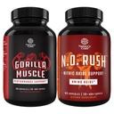 Bundle extra sily Testosterón Booster s rohatým kozím burinou Maca Root Tongkat Ali & Saw Palmetto Extract & Nitric Oxide Pills pre mužov s L-arginín L-citrulín Aminokyseliny pre rast svalov