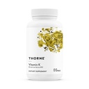 THORNE - vitamín K - vitamíny K1 a K2 (ako MK-4 a MK-7) doplnok - podporuje silné kosti* - klinicky študované zložky - lepok, mliečne výrobky a sója - 60 porcií