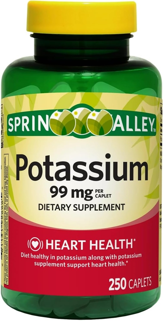 Draslík Heart Heart Supplement Caplets, 99 mg, 250 gróf (Pack of 1)