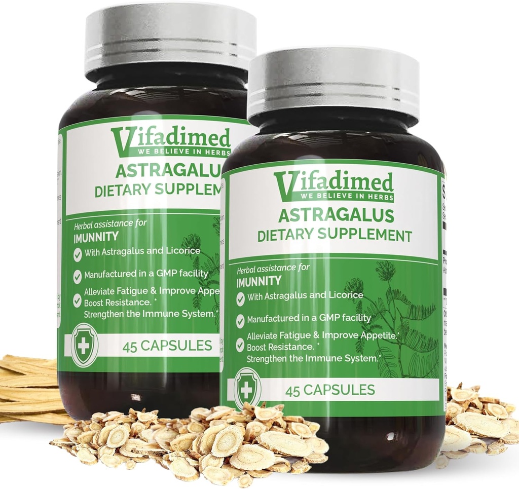 Astragalus - Astragalus Root, HuangQi Capsule, Huang Qi Liu Yi Tang, čínske byliny, imunita, trávenie. Únava tela, závraty, nedostatok krvi- 2 boxy