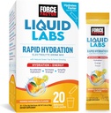 Force Factor Liquid Labs Electrolytes Powder Packets 