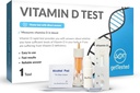 getTested Vitamin D test súprava doma - Self test pre nedostatok vitamínu D - rýchle, presné výsledky - jednoduché použitie - nie je potrebné laboratórium - Zahŕňa Lancet Buffer Cassete - Finger Prick krvný test