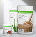Trio Combo HERBALIFE Formula 1 Zdravé nutričné Shake Mix (Cafe Latte 780g) - Herbal Aloe koncentrát Pint (Original 473ml) - Bylinný čaj koncentrát (Original 102g)