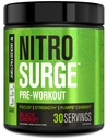 Jacked Factory NITROSURGE Pre Cvičenie Supplement - nekonečná energia, okamžitá sila získava, jasné zameranie a intenzívne čerpadlá - NO Booster & Výkonný preworkout Energy Powder - 30 Slúži, Čierna Cherry