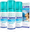 STAROSTLIVÉ SECRETS Saline nosový sprej - Dýchajte opäť hypertonický sprej z nosa morskej vody, alergia a sínusová úľava, nosový kongestor, 3,38 Fl Oz (pack of 3)