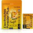 Prášokvitamín Electrolytes Powder Plus, Keto, Tangerínsky ananás, bez cukru, Ružová himalájska soľ, 1000 mg draslíka, 120 mg vápnika, 120 mg horčíka, non-GMO, Zero kalórií, (16 hydratačných balíčkov)