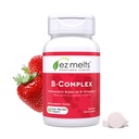 EZ rozpúšťateľná vitamín B-komplex s metylom B12 a metylfolátom, bez cukru, 2-mesačná dodávka - 1 balenie