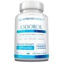 Schválená veda Odorol - 60 Kapsule - Svieži zlý dych a telo Odor - Obsahuje L.acidophilus, Zelený čaj, Magnolia Bark, Mätový olej, a Fenikel - Všetky prírodné, Vegan Friendly, Non-GMO