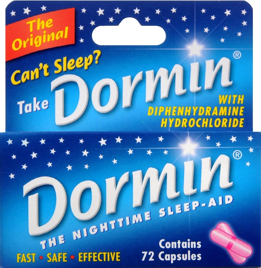 Dormin Nighttime Sleep-Aid - 72 kapsúl, balenie 6 kapsúl