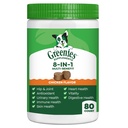 Greenies Doplnky pre psov 8-v-1 Multi-Benefit Chicken Flavor, 15.5 oz. Kontajner, 80 Počet