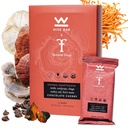 Múdry Bar Adaptogen Mushrom Nutrition Bars with Reishi, Lions Mane & Ashwagandha, Organic Vegan & Gluten Free Snacks for Natural Focus, Energy & Imunity Support, Chocolate Cherry Flavor, 12 Count