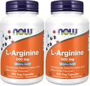 Teraz doplnky, L-arginín 500 mg, prekurzor oxidu dusnatého*, aminokyselina, 250 Veg kapsuly (dávka 2)