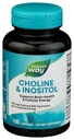 Cholín a inozitol v prírode, podporuje zdravie mozgu a bunkovú energiu*, 500 mg Cholínu & 500 mg Inozitolu na 2-kapsulu, bez lepku, 100 kapsúl (Backaging May Vary)
