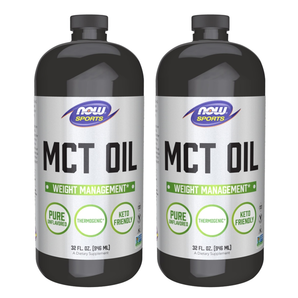 Teraz potraviny MCT olej, 32 Ounce (Pack of 2) (balenie sa môže líšiť)