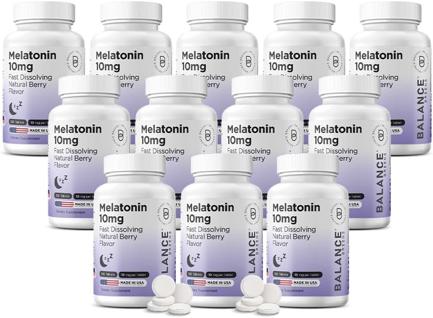 Balancebreens Melatonin 10mg Fast-Dissolve, 120 Tablety 