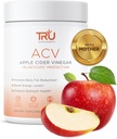 TRU doplnky ACV, Jablkový Cider Ocot, Organické ACV s matkou, Zlepšuje trávenie a zdravie pokožky, 45 Servings, 1000mg