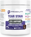 Nootie Progility Tear Stain Supplement for Psy, Advanced Eye Health Formula, pomáha minimalizovať Tear Stains, 80 Chews, predané vo viac ako 5000 Vet Clinics a PET Obchody na celom svete