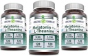 Amazing Formula Melatonin 10 Mg Plus L- Theanine 5.5 Mg Supplement 