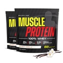 COLOSSAL LABS Muscle Swhey Protein Ochutený proteín prášok, 25,000mg aminokyselín/Serving, filtrované za studena (Backaging May Vary) (10 libier (Back of 2), Vanilla)