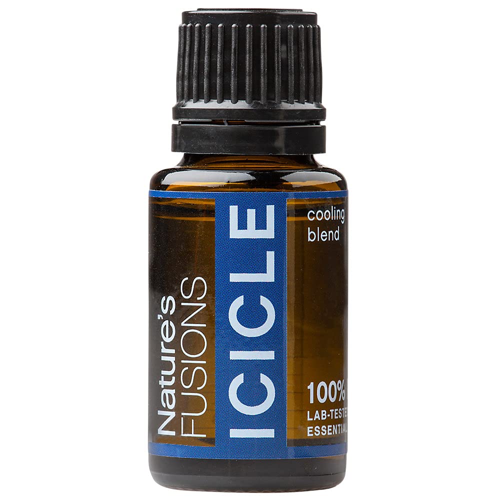 Prírodné fúzie Meno-Cool, 100% Pure a Natural Essential Oil Blend na aromaterapiu a topické použitie, .5 Fl Oz (Pack of 1) (15 ml)