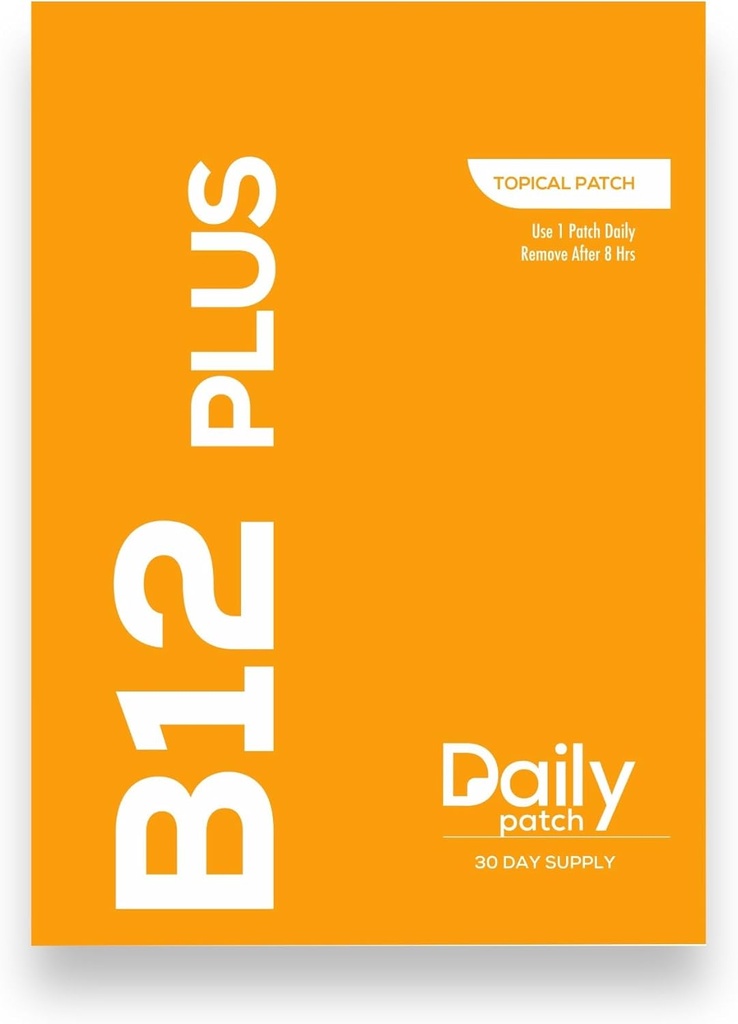 Denné záplaty B12 Energy Plus Topický doplnok 30 denné dodávky