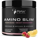 RAW Synergie Amino Slim - Active Lifestyle Supplement for Metabolic & Mindful Eating Support - Muscle & Energy Support - Cukor-free & Vegan - malinová citróna - 20 Servings