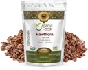 Organic Way Hawthorn Berries Cut & Sifted (Crataegus monogyna) - European Wild-Harvest 