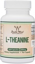 L-Theanine 200 mg Double Strength - Podporuje odpoveď na spánok a relaxáciu - 120 Kapsule (Tretia strana tested, Gluten Free, Vegan) by Double Wood